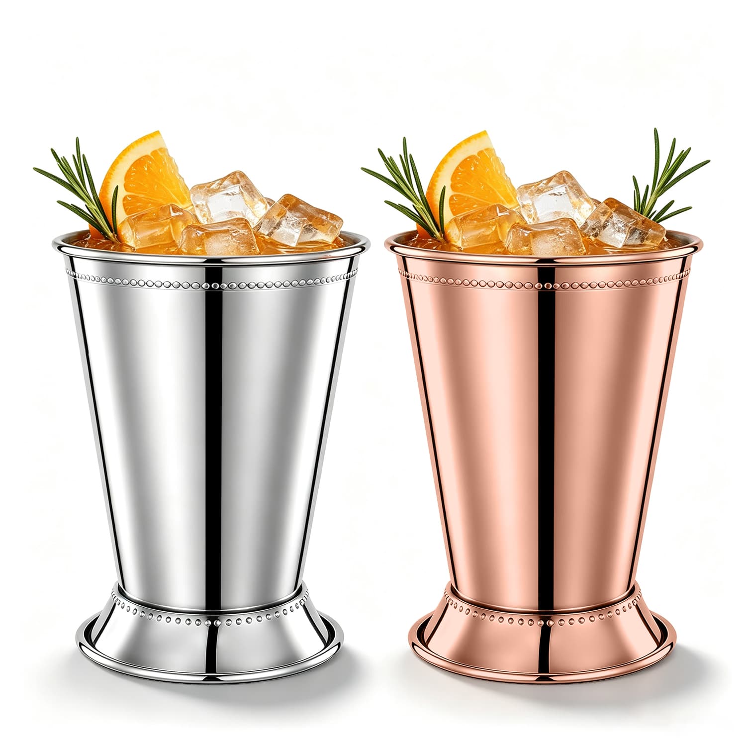 Professional 400ml Mint Julep Cup Mirror Finish Stainless Steel Cocktail Cup