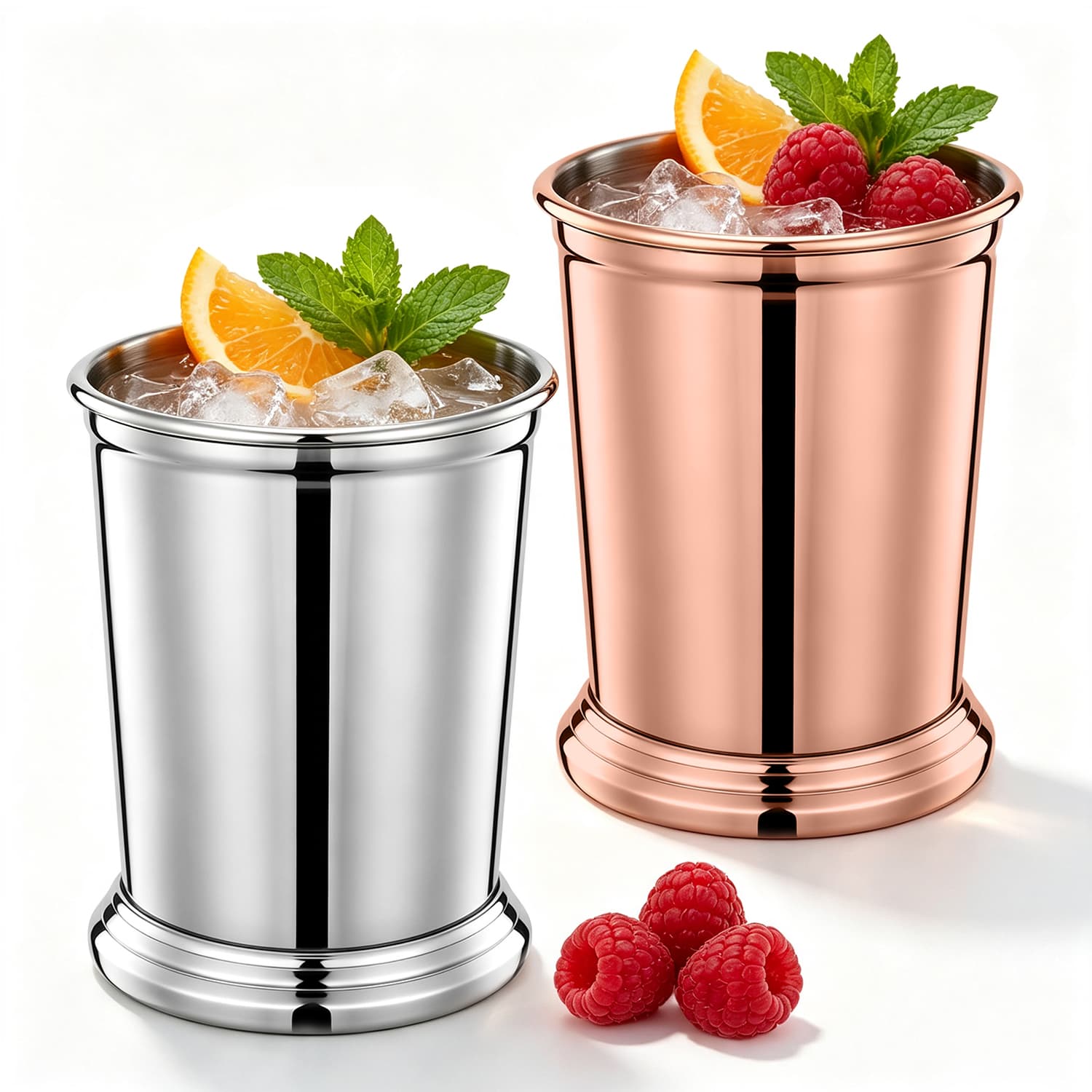 12oz Stainless Steel Mint Julep Cup - Professional Mirror Polished Cocktail Mug
